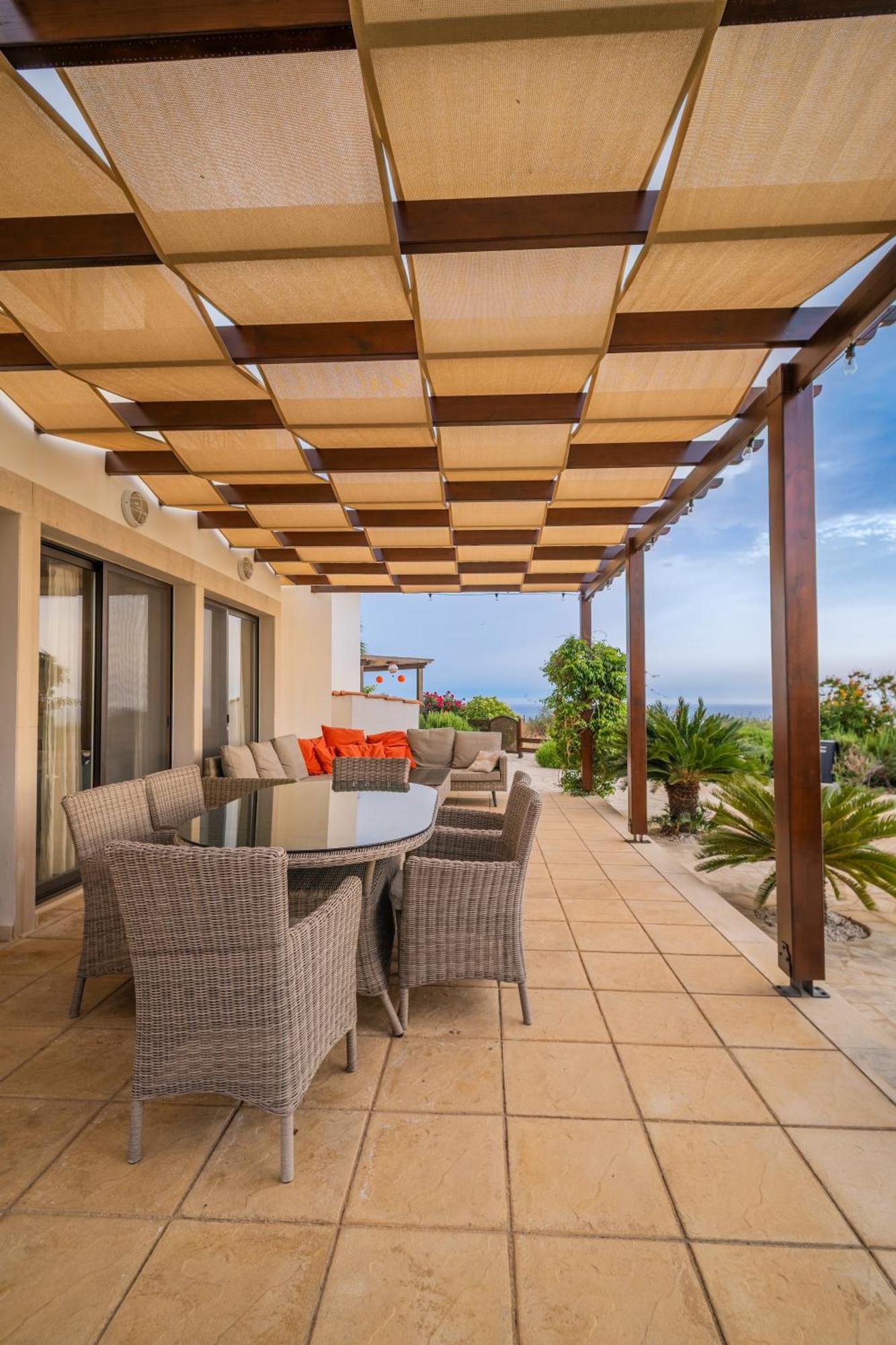 Villa Panorama - Stunning Views In Villa With Hot Tub, Pool, Garden Куклия Екстериор снимка